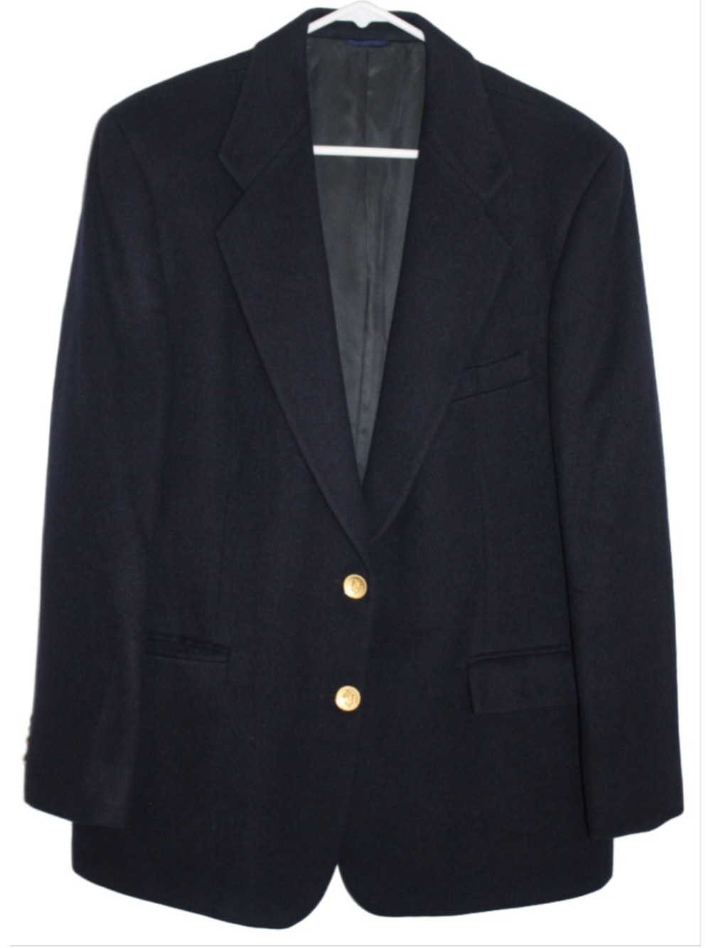 Vintage Pietrafesa Studio 121 Navy 100% Camel Hair Blazer Women's 12 USA EUC